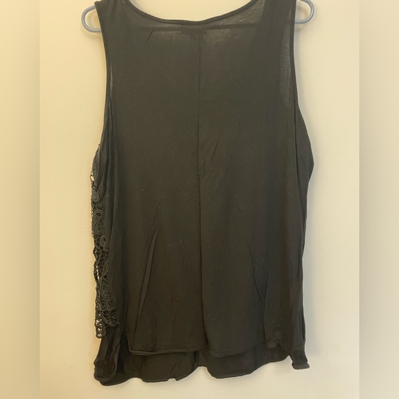 Plus Size Addition Elle Black Blouse - Picture 3 of 3